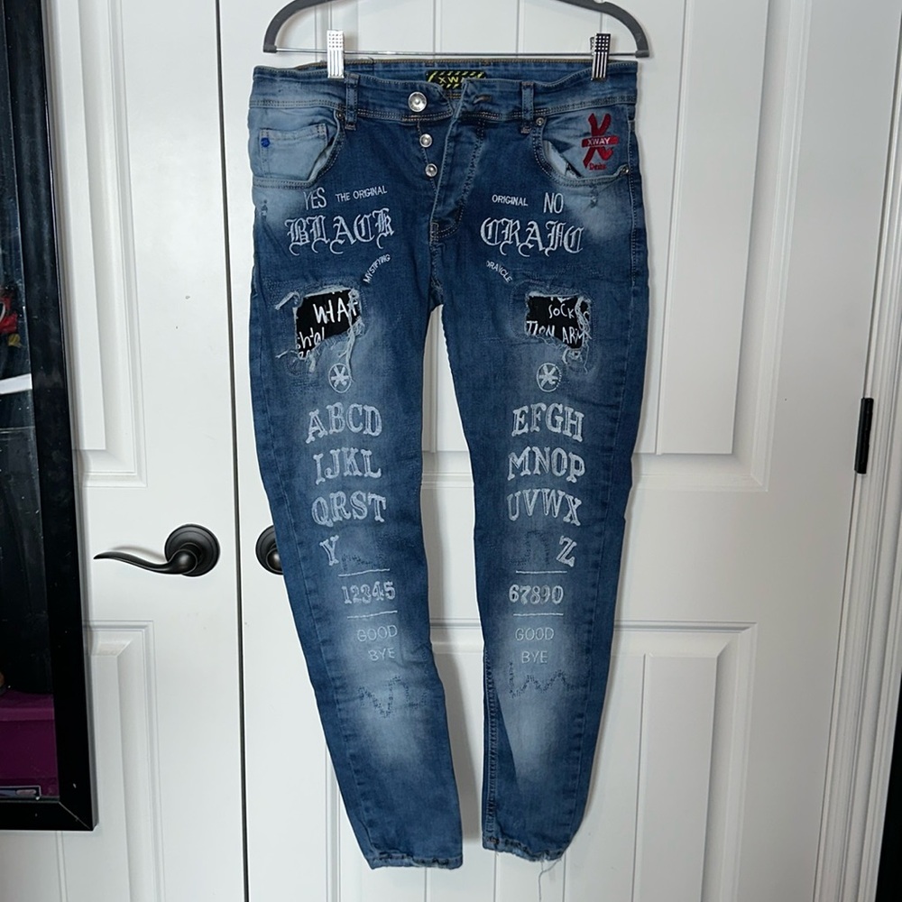 Ouija Board Skinny Jeans
